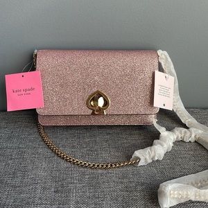 Kate Spade Brand New Pink Sparkle Purse